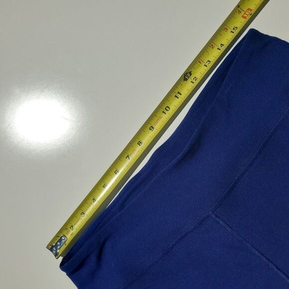 XL GOTTEX BLUE TROPICAL MESH LEGGINGS YOGA PANTS EXTRA LARGE - Picture 6 of 13